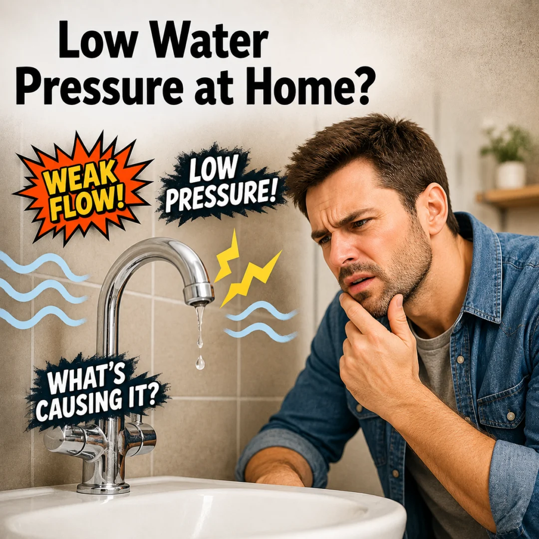 Low water pressure at home